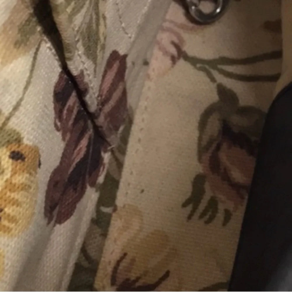 Brighton Wendy Woven Straw Jute & Black Leather Shoulder Bag Handbag Heart Charm - Picture 6 of 10